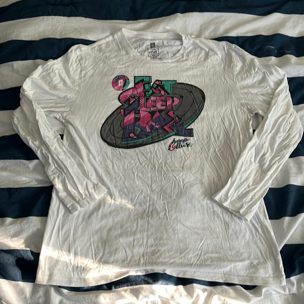 Hoop Culture Long Sleeve Tee. “Eat. Sleep. Ball.”